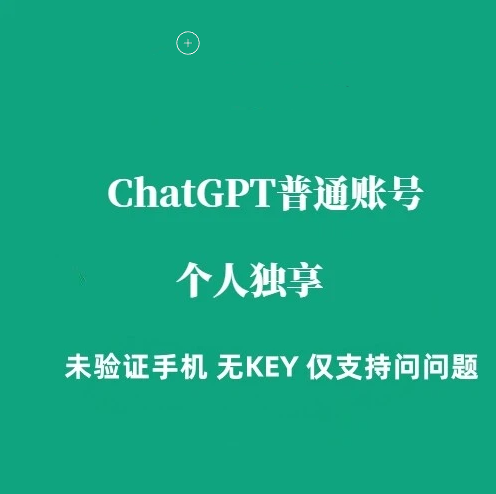 ChatGPT 纯手工普通独享账号购买（谷歌或微软邮箱|不包含API）
